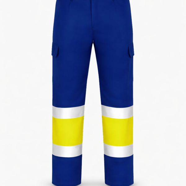 Pantalones multibolsillos Alta visibilidad Azul Amarillo VS