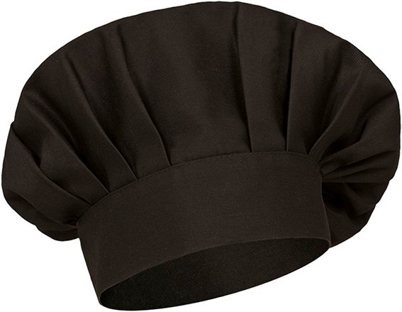 Gorro de cocina COULANT Negro VA