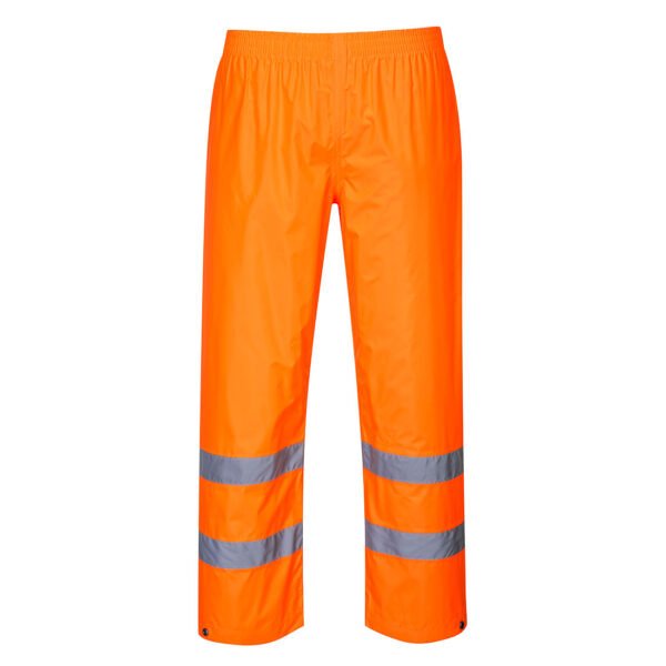 H441 - Pantalones de alta visibilidad para lluvia Naranja PW