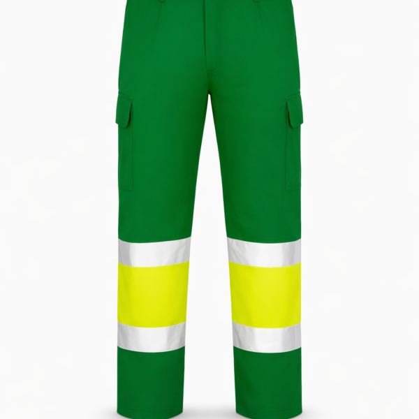 Pantalones multibolsillos Alta visibilidad Verde VS