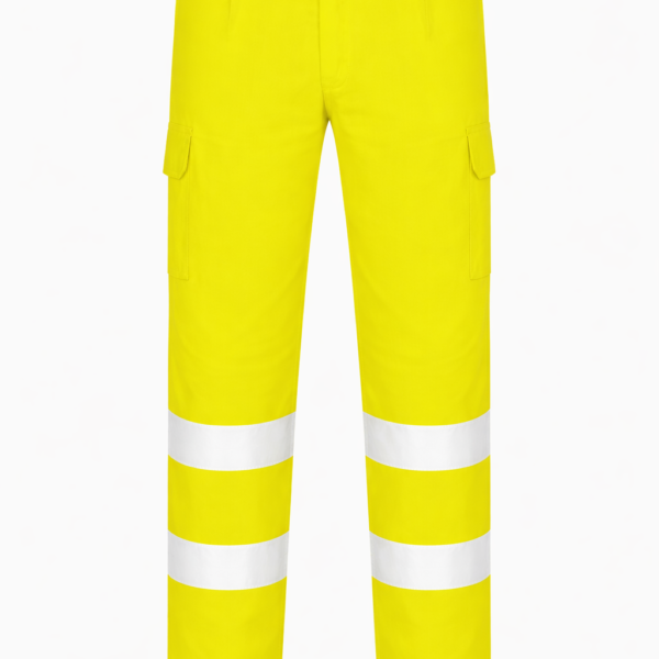 Pantalones Multibolsillos Alta Visibilidad Amarillo VS